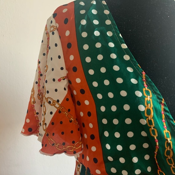 NWT PLT Ruched Satin Dress - Picture 5 of 8